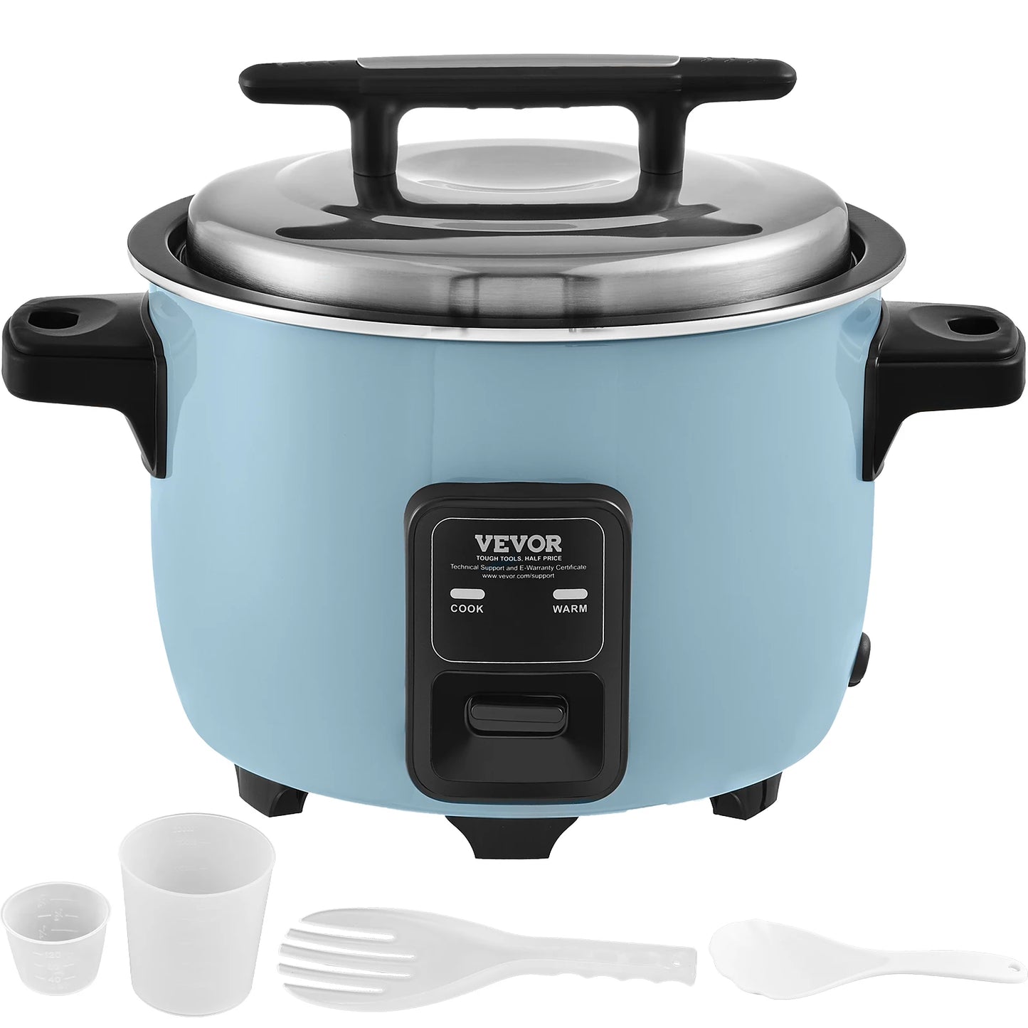 Commercial Rice Cooker with Aluminium Nonstick Inner Pot 24-Hour Keep Warm for Restaurant Buffet