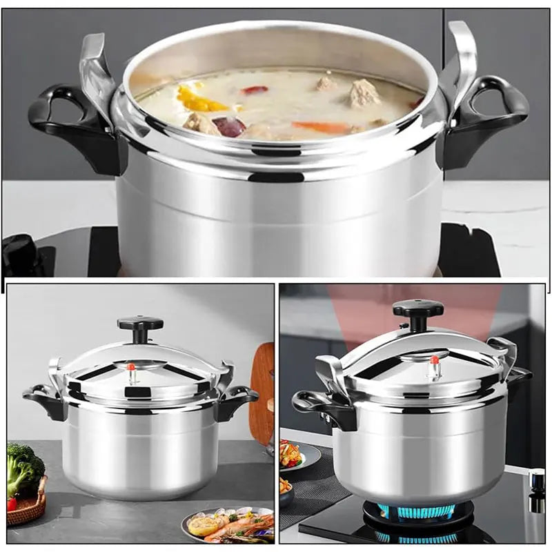 Professional Pressure Cooker Heavy-Duty Aluminum Explosion-Proof Cooking Pots for Gas Cooker Pot