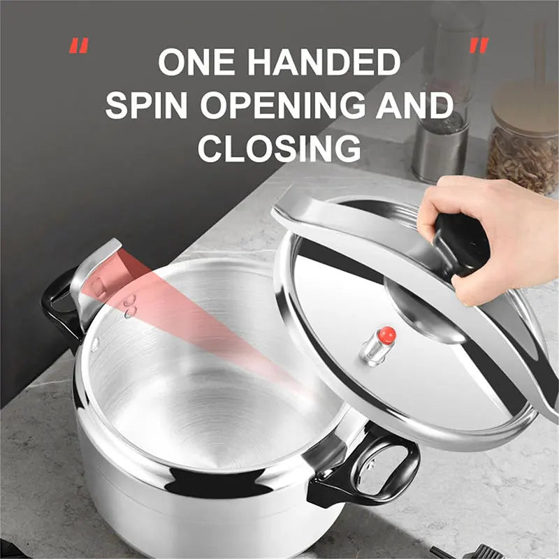 Professional Pressure Cooker Heavy-Duty Aluminum Explosion-Proof Cooking Pots for Gas Cooker Pot